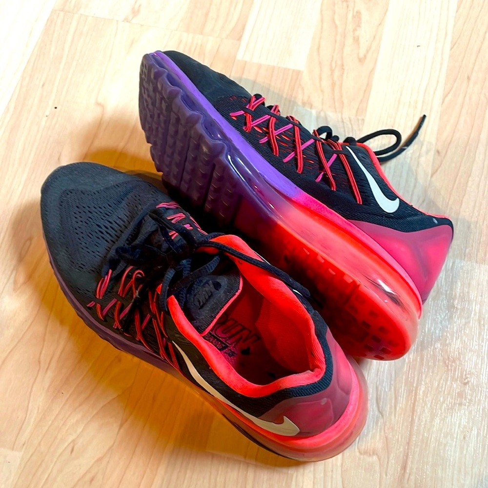 NIKE air max 2015 black hyper punch women’s size 10 running shoes ($441 new)